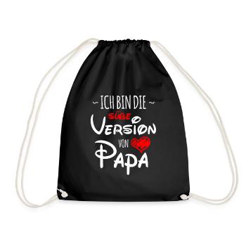 Vater Tochter Die süße Version von Papa - Sac de sport léger - noir - Devant