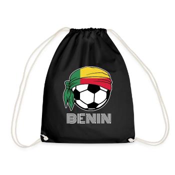 Bénin Football Fans Kit 2019 supporters de football, - Sac de sport léger - noir - Devant