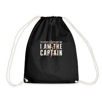Capitaine capitaine skipper - Sac de sport léger - noir - Devant