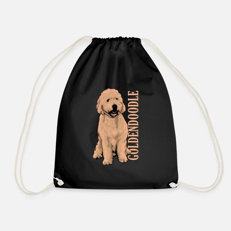 Goldendoodle - Turnbeutel - Schwarz