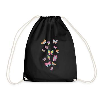 papillon - Sac de sport léger - noir - Devant