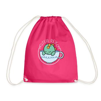 Tea Rex tea buveur de thé - Sac de sport léger - fuchsia - Devant