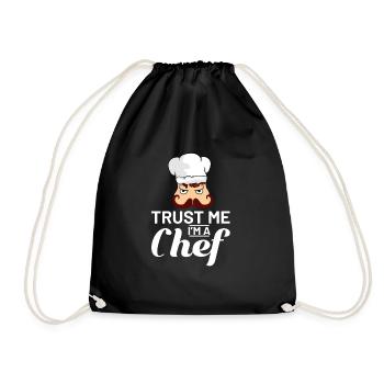 Koch - Drawstring Bag - black - Front