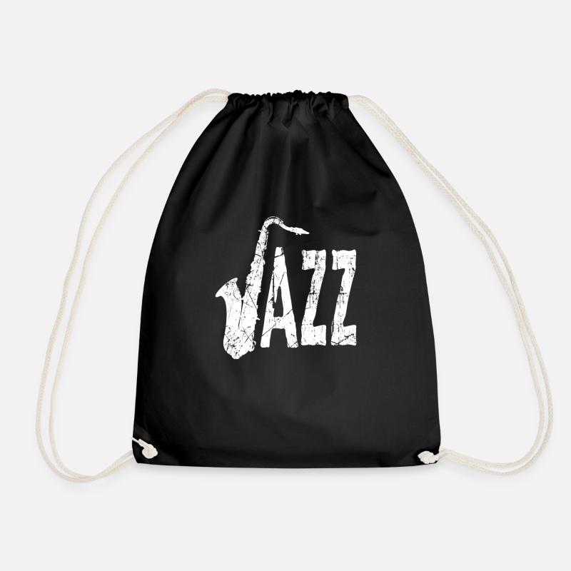 Saxophone - Turnbeutel - Schwarz