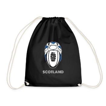 Scotland Rugby Union Jersey | 2019 Fans Kit for - Drawstring Bag - black - Front