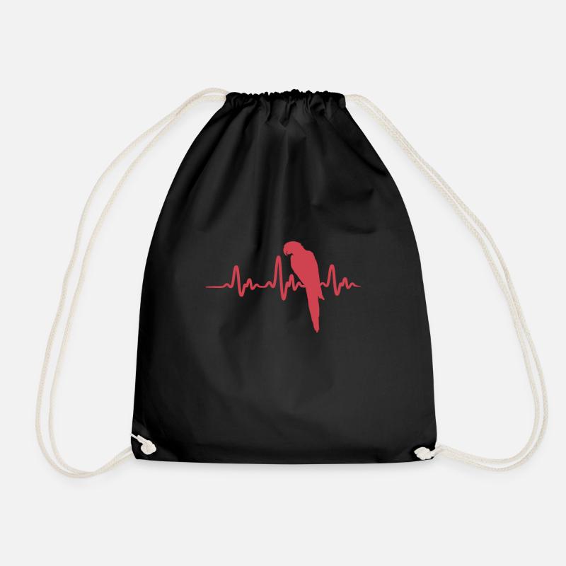 perroquet - Sac de sport léger - noir