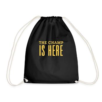 The Champ Is Here Fantasy Football - Drawstring Bag - black - Front