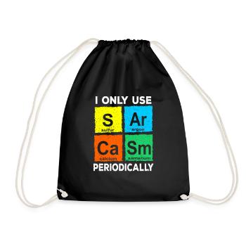 chimie - Sac de sport léger - noir - Devant