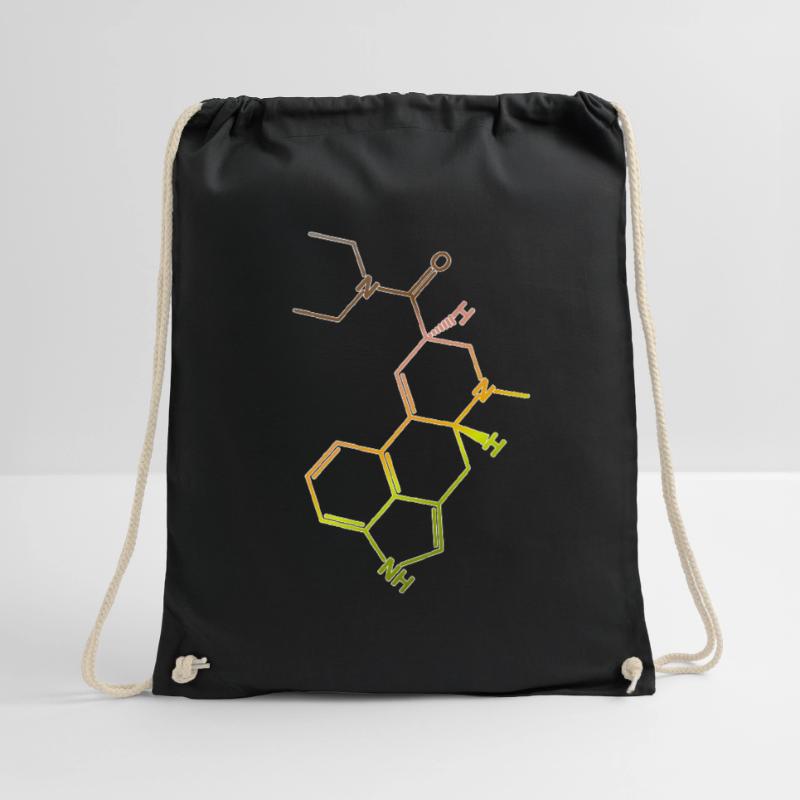 Molécule de formule structurelle LSD A. Hofmann Bicycle Day Sac de sport léger