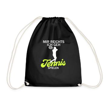 Je vais vous donner le tennis en jouant au tennis - Sac de sport léger - noir - Devant