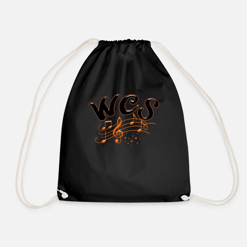 West Coast Swing Dance Geschenk T-Shirt - Turnbeutel - Schwarz