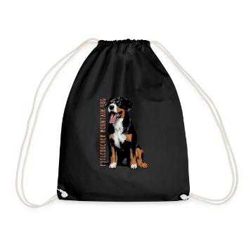 Entlebucher Sennenhund - Sac de sport léger - noir - Devant