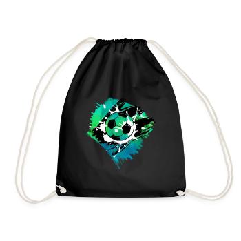 football - Sac de sport léger - noir - Devant