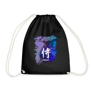 Samurai - Turnbeutel - Schwarz - Vorne