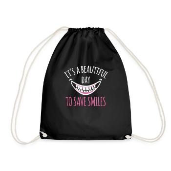 dentist - Drawstring Bag - black - Front