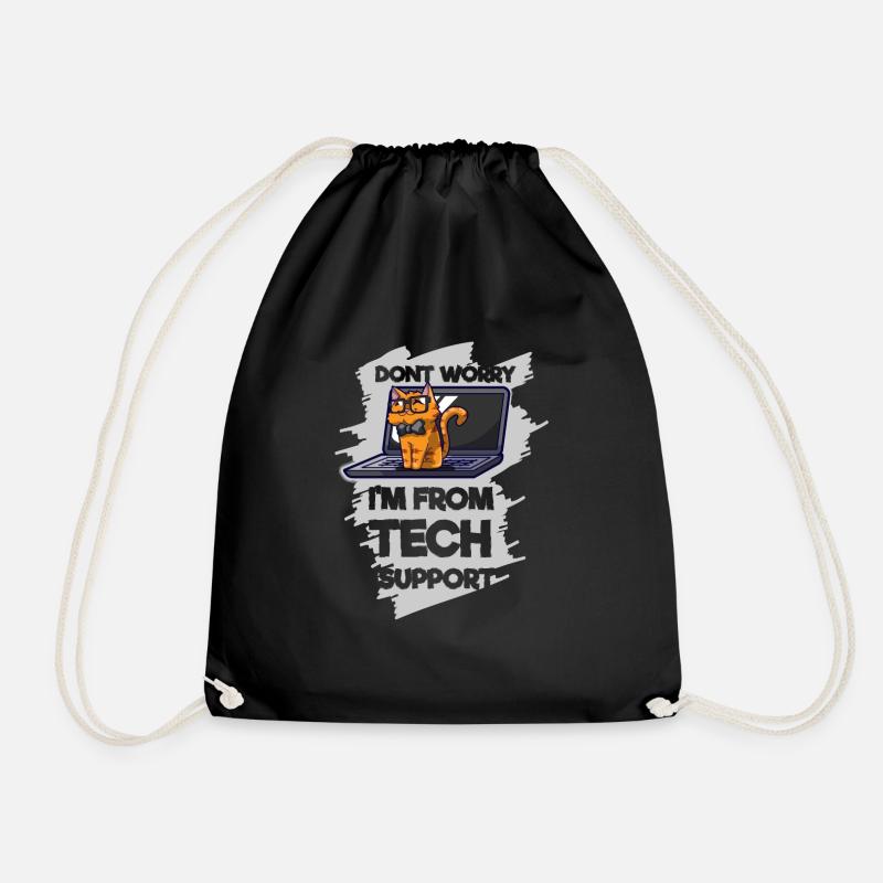 Programmierung Cat Tech Support - Turnbeutel - Schwarz