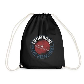 Instrument à vent trombone - Sac de sport léger - noir - Devant