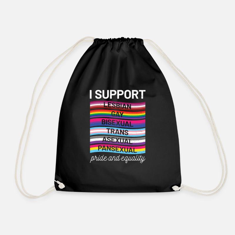 lgbt - Sac de sport léger - noir