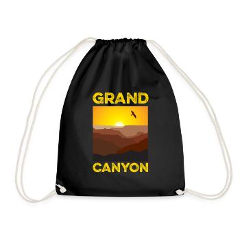 Grand Canyon - Drawstring Bag - black - Front