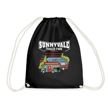 Drôle d'impression Trailer Park Sunnyvale Lovers product - Sac de sport léger - noir - Devant