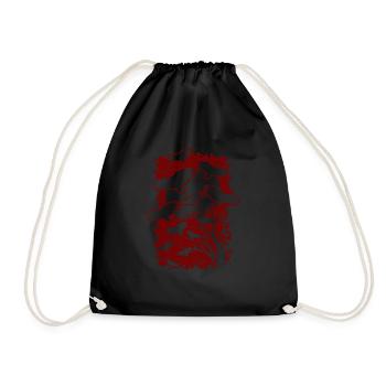 Vautour halloween - Sac de sport léger - noir - Devant