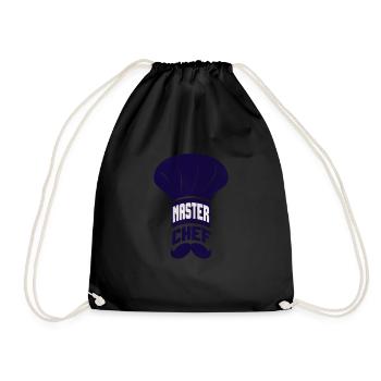 Chef - Chef - Chef - Drawstring Bag - black - Front