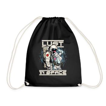 Astronaut coveted in space - Drawstring Bag - black - Front