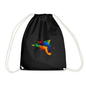 Kurzkopf sac de glisse Australie - Sac de sport léger - noir - Devant