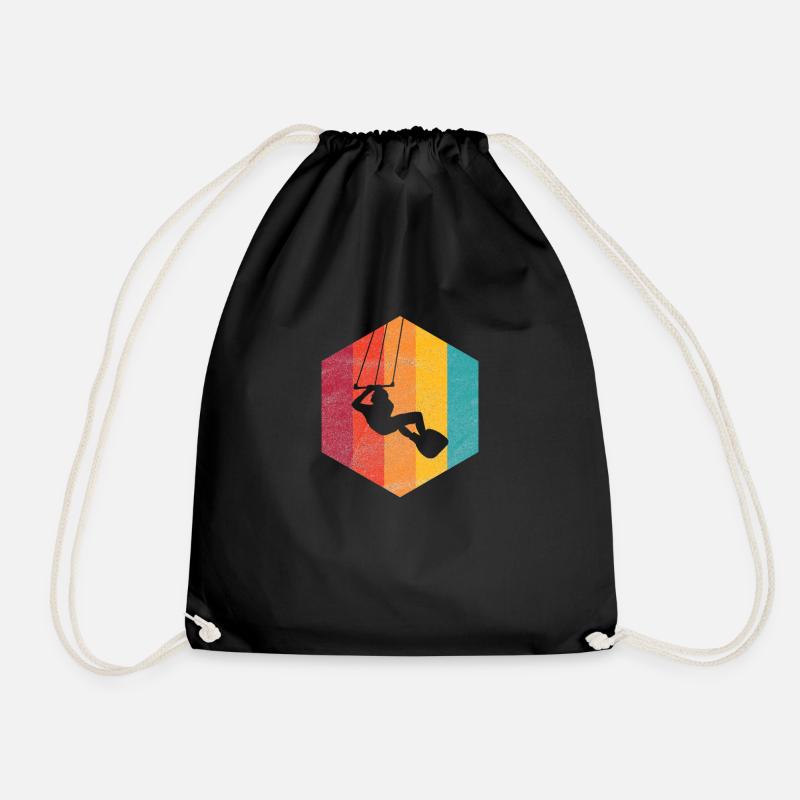 kitesurf - Sac de sport léger - noir