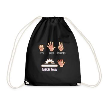 Charpentier bois - Sac de sport léger - noir - Devant