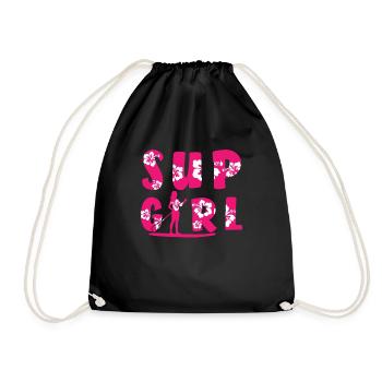 SUP Girl - Sac de sport léger - noir - Devant