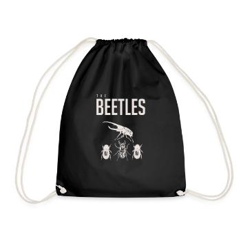 The Beetles Lustig - Turnbeutel - Schwarz - Vorne