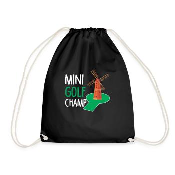 golf Champ Putt Golf golf champion de golf - Sac de sport léger - noir - Devant