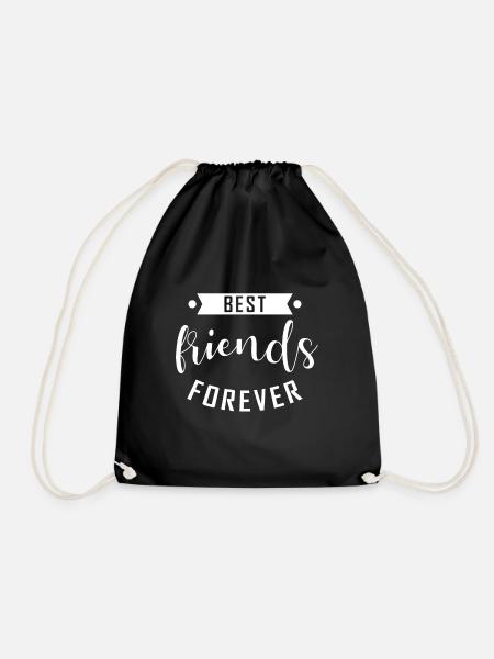 Freundschaft - Turnbeutel - Schwarz