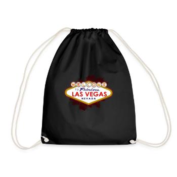 Las Vegas - Turnbeutel - Schwarz - Vorne