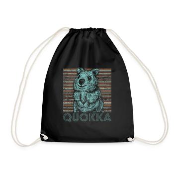 Quokka Australia - Sac de sport léger - noir - Devant