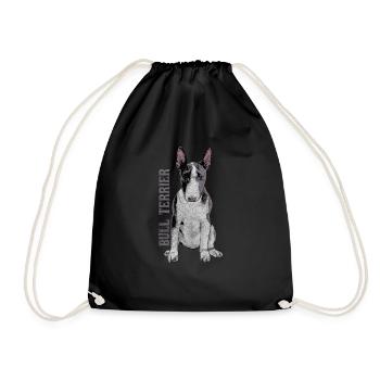 Bull Terrier - Sac de sport léger - noir - Devant
