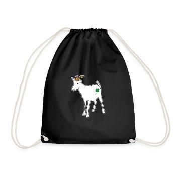 Chance de chèvre - Sac de sport léger - noir - Devant