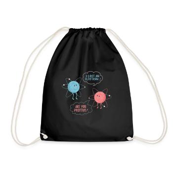 Atom Drôle Science - Sac de sport léger - noir - Devant