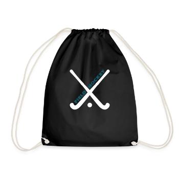Feldhockey - Turnbeutel - Schwarz - Vorne