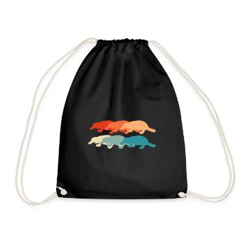 Platypus Zoo - Drawstring Bag - black - Front