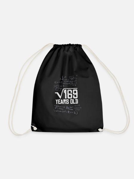 13. Geburtstag Geburtstagsgeschenk 13 Jahre alt - Turnbeutel - Schwarz