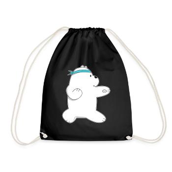 Nous ours nus Ice Bear - Sac de sport léger - noir - Devant