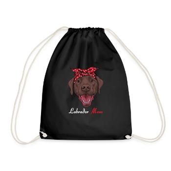 Labrador - Turnbeutel - Schwarz - Vorne