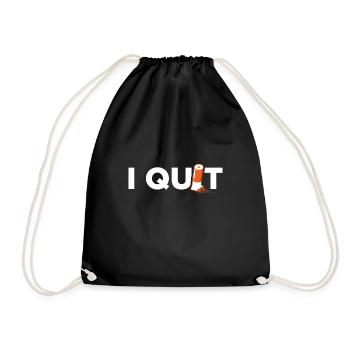 Stop smoking Non-smokers - Drawstring Bag - black - Front