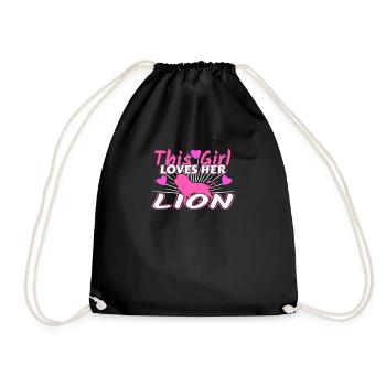 Lion - Sac de sport léger - noir - Devant