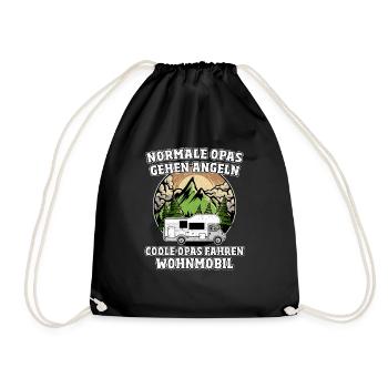 Motorhome - campeur cool - Sac de sport léger - noir - Devant