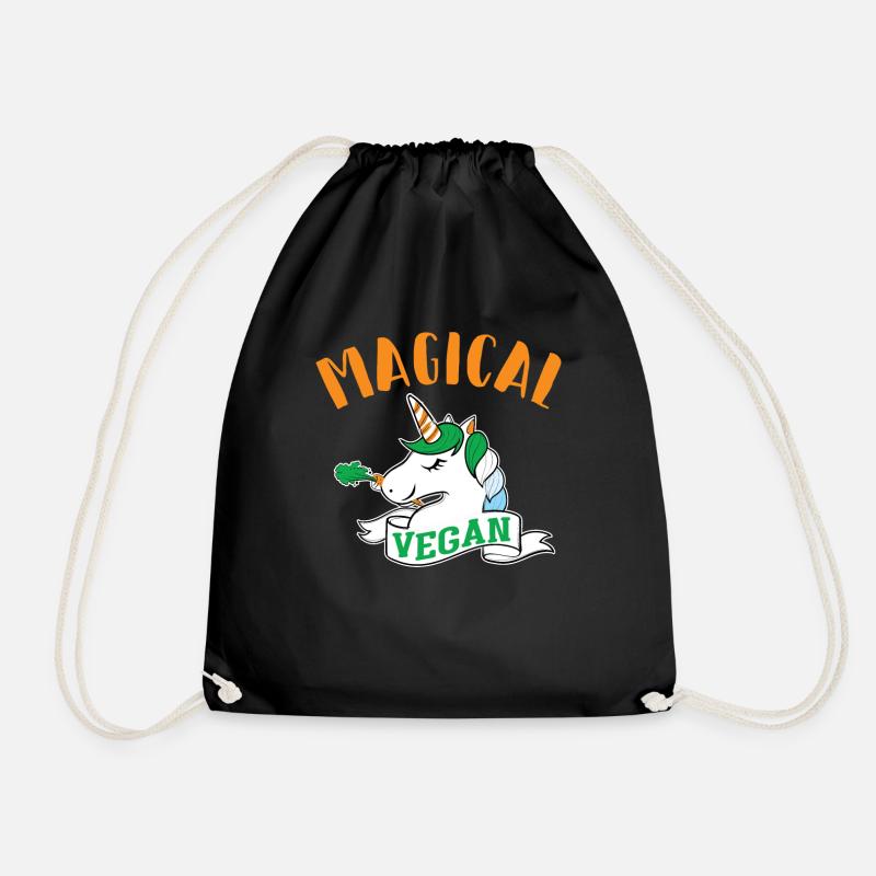 Magical Vegan - Turnbeutel - Schwarz