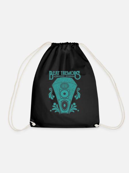 Beat Tremors Orgasmic Sounds Music Stereo Hifi - Drawstring Bag - black