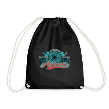 Vintage high end audiophile reference homemade box - Drawstring Bag - black - Front